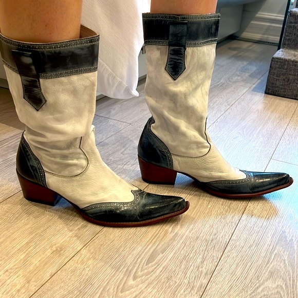 Cowboy boots size 40 - Picture 1 of 8